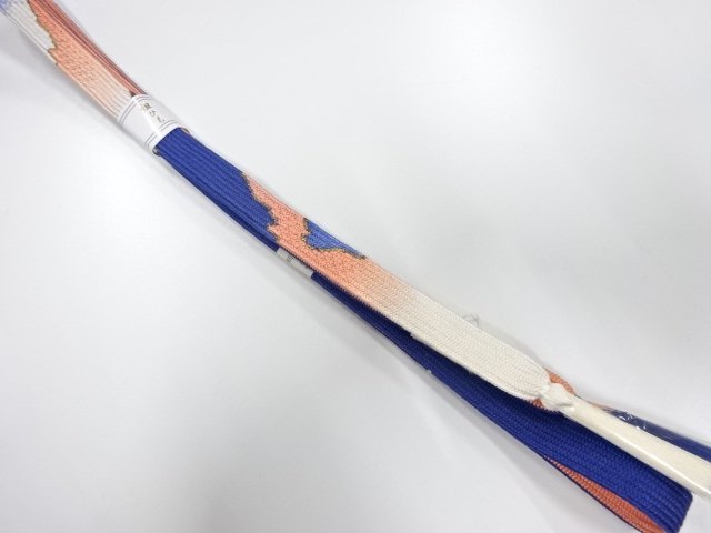 JAPANESE KIMONO / UNUSED KOREI HAND-TIED OBIJIME